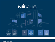 Tablet Screenshot of novilis.fr